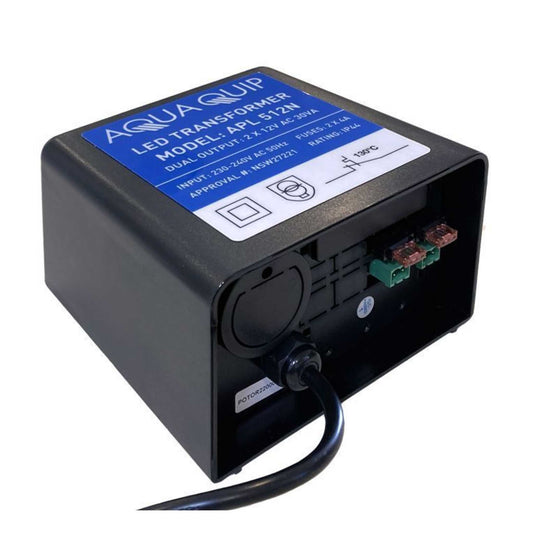 Aquaquip Transformer - 12V 2 x 30VA Plug In (Dual)